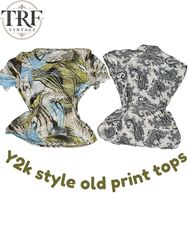 Y2k blouse#096