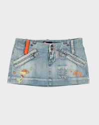 Mini Denim Skirts