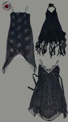 Y2k gothic fairy dresses WR2141