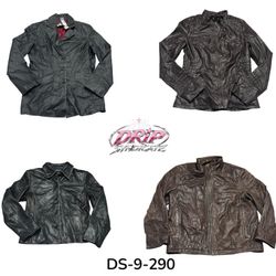 Classic Black Leather Jacket With Modern Style (DS..