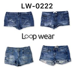 Y2K Denim Micro Mini shorts