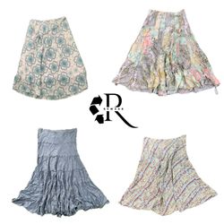 Y2K Unique Girl Poly Midi Skirt RW-2487