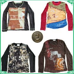 Y2K Vintage Mixed Brand Blouses Bundle
Retro Art P..