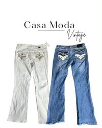 160726-17 Y2K denim flared jeans 15 pcs