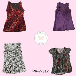 Women’s Y2K Short Sleeve Poly Blouse – Vintage Chi..