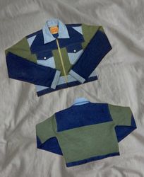 Upcycled Levi’s Cotton Crop Jackets