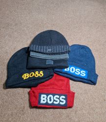 BOSS Knit Beanie Hats