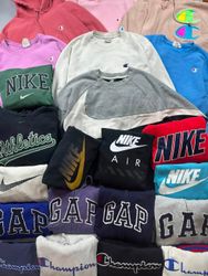 Mix branded sweatshirt Crew neck
