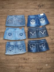Lot of 6 Women’s Embellished & Pocket-Detail Denim..