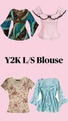 Y2K Blouse #030826 #010