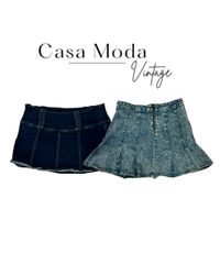 130826-5 Denim mini skirts 15 pcs
