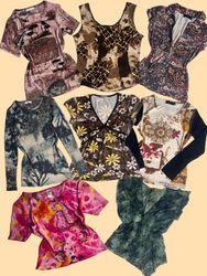 Vintage Printed Y2K Tops(TH/SP)