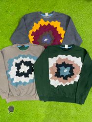 Upcycle Nike Patchwork Sweatshirt