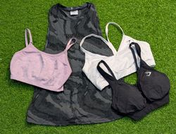 7054 - Gymshark Crop Tank and muscle tank