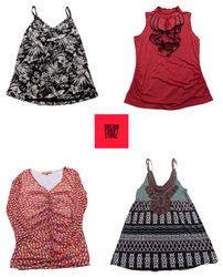 DESIGNER Y2K INSPIRED TOPS BRANDS INCLUDED HEART S..