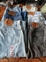 Vintage Levi's Jeans Bundle Made in USA 501 550 56..