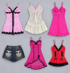 Y2k Mixed Camisoles and Tops Bundle