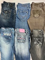 R747 Ladies Y2k Flared Jeans