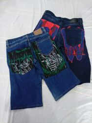 CR10713 Upcycled Printed Shorts