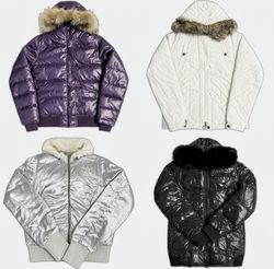 Hooded Puffer and Quilted Winter Jackets