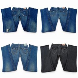 CR13944 Vintage True Religion Flare and Straight J..