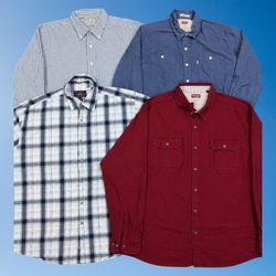 Mix branded button up shirt