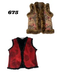 Shearling vest fur jacket women(brand) relativity,..