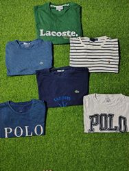 Polo ralph lauren and Lacoste round neck tshirt mi..