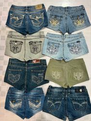 R505 Ladies Upcycled Embellished Sexy Shorts
