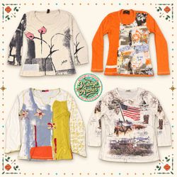Y2K Artistic Graphic Blouse Mix :10pcs B43