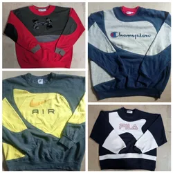 upcycled autentic gemischtes Marken-Sweatshirt