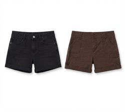 (FV-2673) Y2K Cotton Cargo Shorts