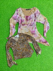 Y2K grunge tops full sleeves(brand) sigrid olsen,e..