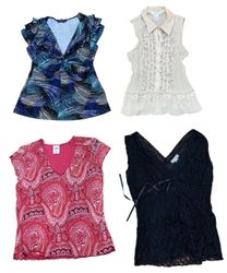 Tops tropicaux Y2K 10 pcs à 1408