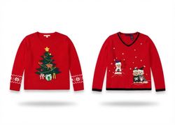 (FV-2704) Vintage Christmas Sweater Collection | W..