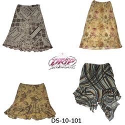 1. Y2K Dreamy Poly Maxi Skirt With Flowy Vibes (DS..
