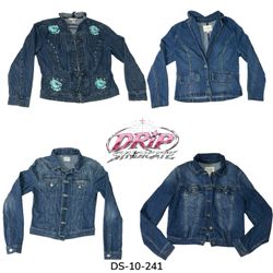 Blue and Black Denim Jackets (DS-10-241)