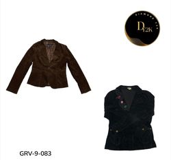 Vintage Corduroy Jacket – Classic Y2K Textured Cas..