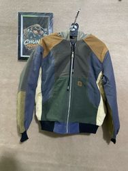 Upcycled Carhartt hooded jacket 🐒