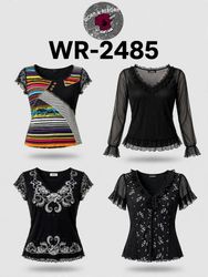 Y2k whimsigoth tops WR-2485