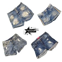 Y2k NYC IT GIRL DENIM SHORT B2F-148