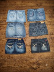 The Ultimate Y2K Denim Mini Skirt Collection(VM-12..