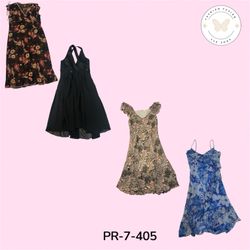Women's Floral Print Poly Dress – Retro Y2K Collec..