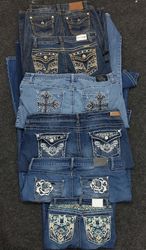 Embellished Embroidery Jeans