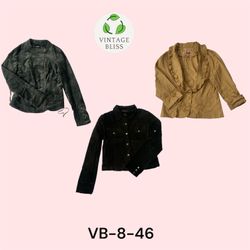 Y2K Vintage Mix Jackets Wholesale Bundle – 8 Piece..