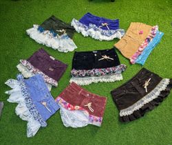 7964 - Upcycled Mini Denim Skirts
