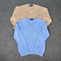 Ralph Lauren mix sweater (Cv325)