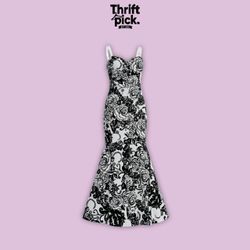 Y2K Tone Mix Dress