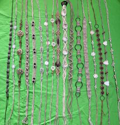 Y2k Chain Belts in Bohemian Macrame Styles