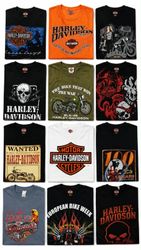 Camisas de Tecido Harley Davidson